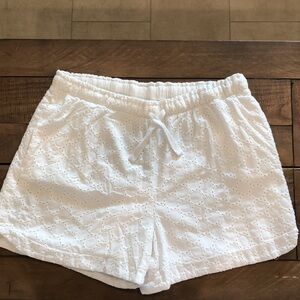 3/$15. Cat & Jack white eyelet shorts girls XL (14-16)